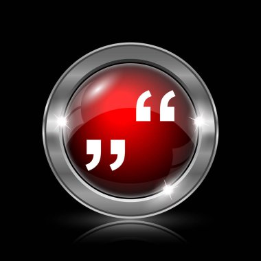 Quotation marks icon clipart