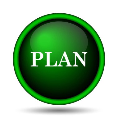 Planı simgesi. Beyaz arka plan üzerinde Internet düğmesi
