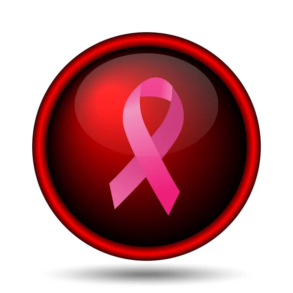 Breast cancer ribbon icon — Stock Photo, Image