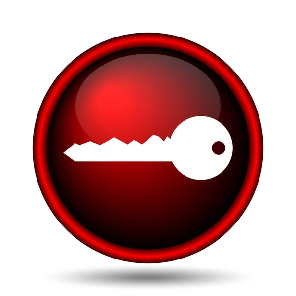 Key Icon Internet Button White Background — Stock Photo, Image