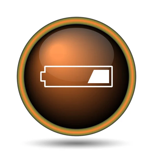 1 derde opgeladen batterijpictogram — Stockfoto