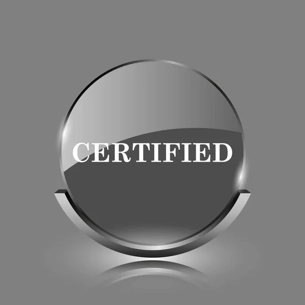 Icono certificado — Foto de Stock