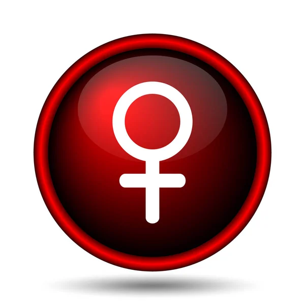 Icono de signo femenino — Foto de Stock