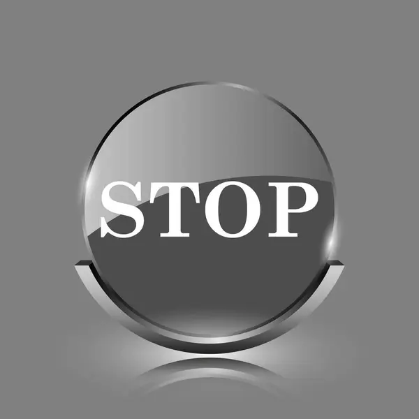 Stop pictogram — Stockfoto