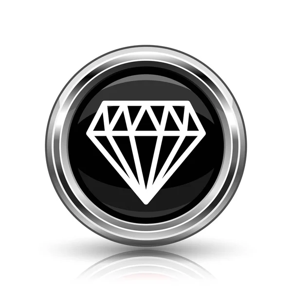 Icono de diamante — Foto de Stock