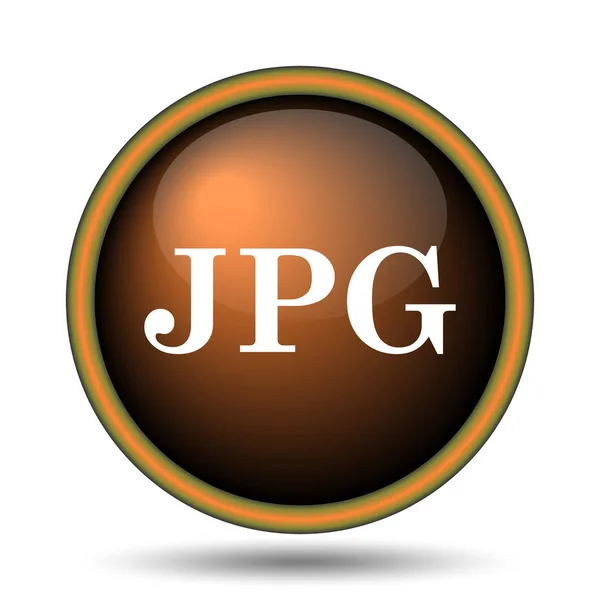 Jpg Icon Internet Button White Background — Stock Photo, Image
