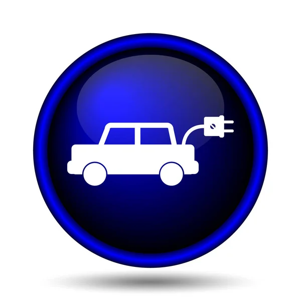 Pictogram elektrische auto — Stockfoto