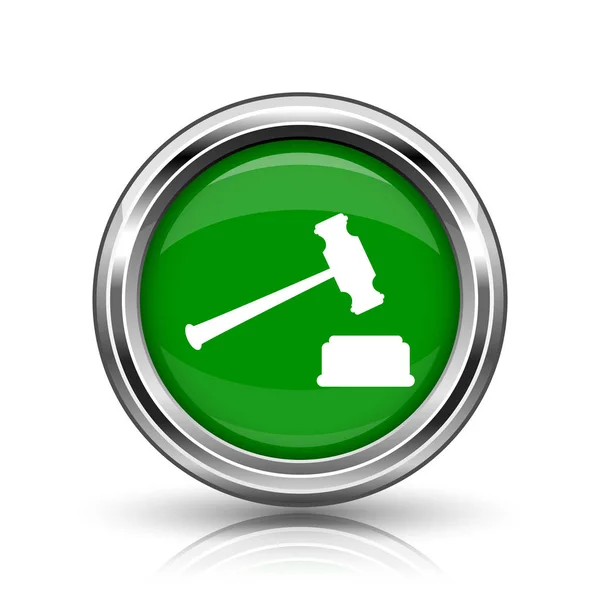 Judge hammer icon — Stock Photo, Image