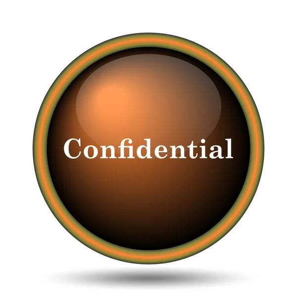 Icono confidencial — Foto de Stock