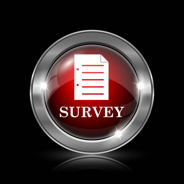 Survey icon — Stock Photo, Image