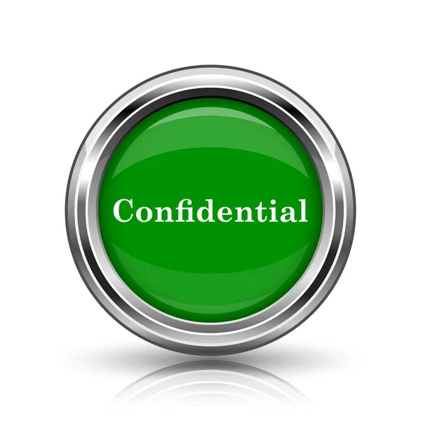 Icono confidencial — Foto de Stock