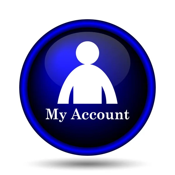 Account Icon Internet Button White Background — Stock Photo, Image