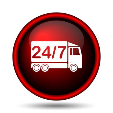 24 7 teslimat kamyonu simgesi