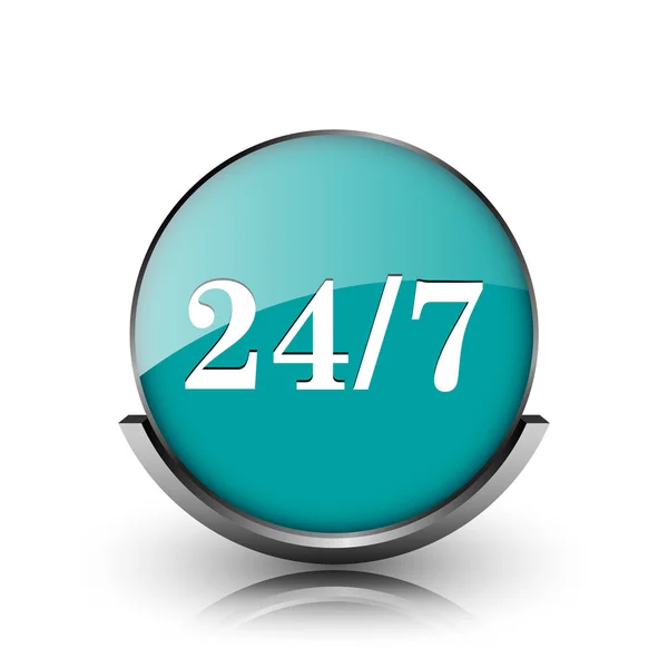 24 7 icon — Stock Photo, Image