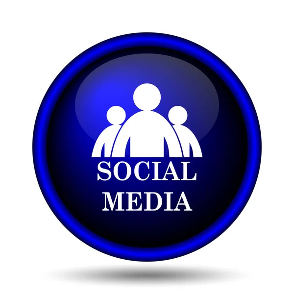 Ikona sociálních médií — Stock fotografie