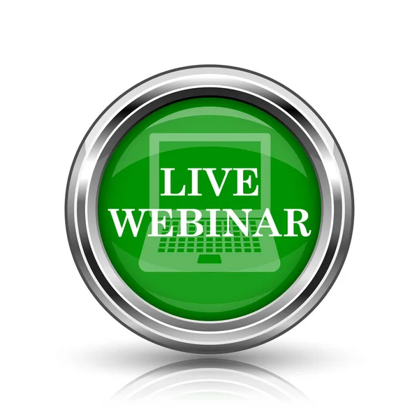 Live webinar icon — Stock Photo, Image