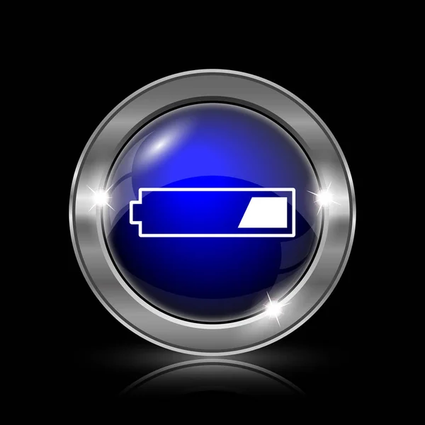 1 third charged battery icon — Stock Photo, Image