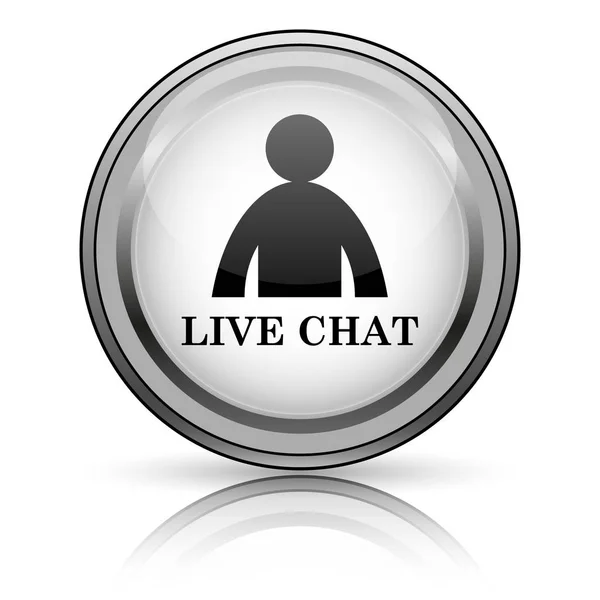 Live chat-pictogram — Stockfoto