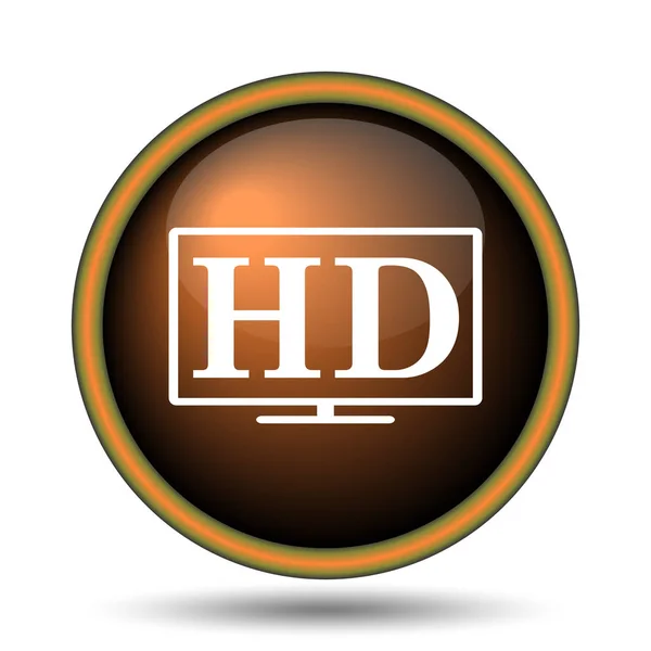 Hd icono de televisión — Foto de Stock