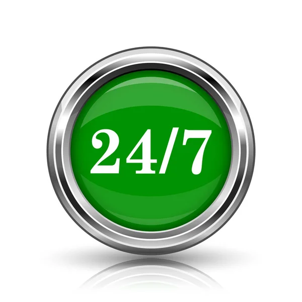 24 7 icon — Stock Photo, Image