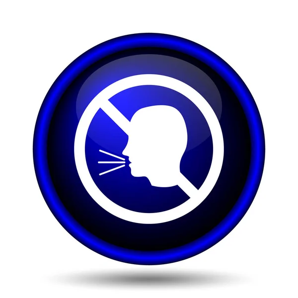 No talking icon — Stock Photo, Image