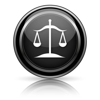 Siyah parlak simgesi