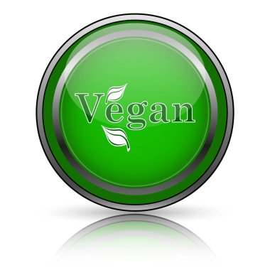 Beyaz arkaplanda parlak simge