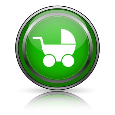 Beyaz arkaplanda parlak simge