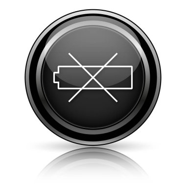 Siyah parlak simgesi