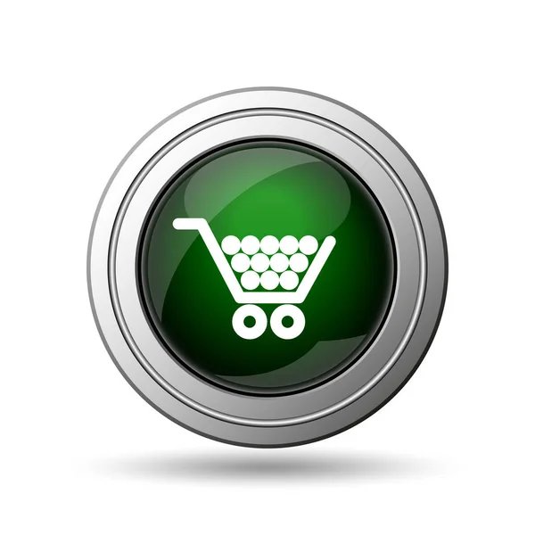 Alışveriş arabası simgesi — Stok fotoğraf