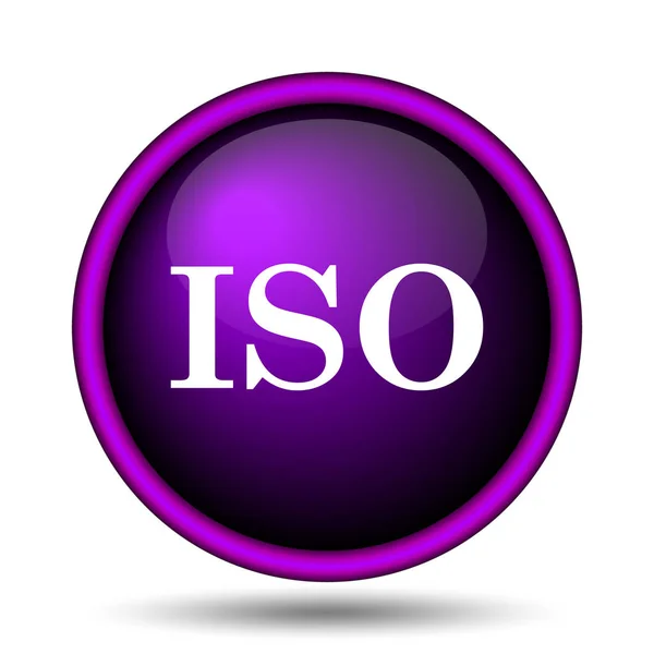 Iso Symbol Internet Taste Auf Weißem Hintergrund — Stockfoto