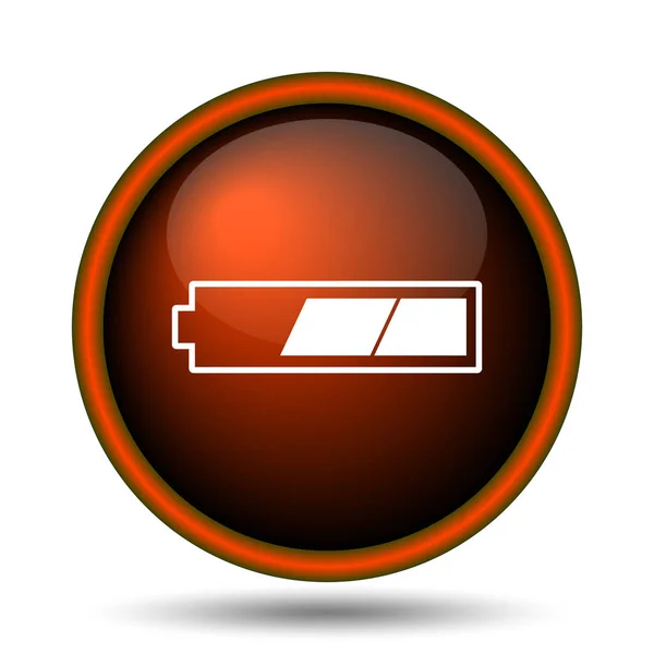 2 thirds charged battery icon — Stock Photo, Image