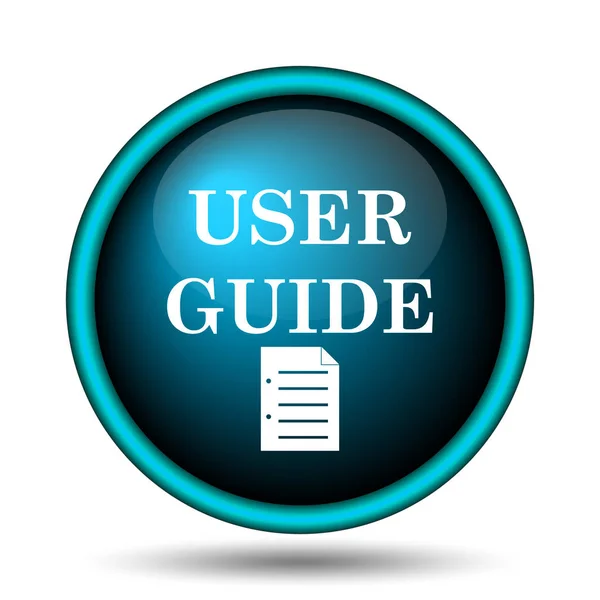 User Guide Icon Internet Button White Background — Stock Photo, Image