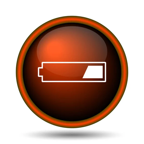 1 derde opgeladen batterijpictogram — Stockfoto