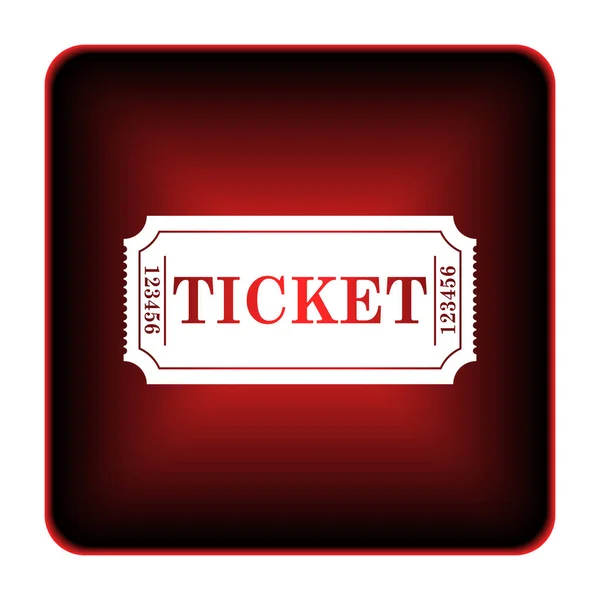 Cinema ticket icon — Stock Photo, Image