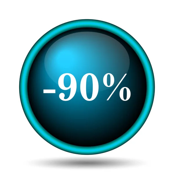 90 percent discount icon — Stock Photo, Image