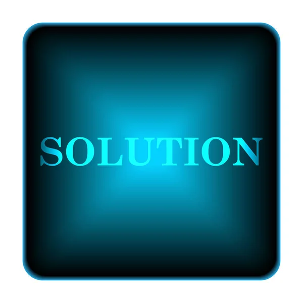 Solution icon — Stock Photo, Image