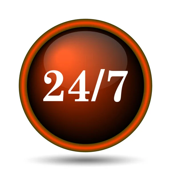 24 7 ikonu — Stock fotografie
