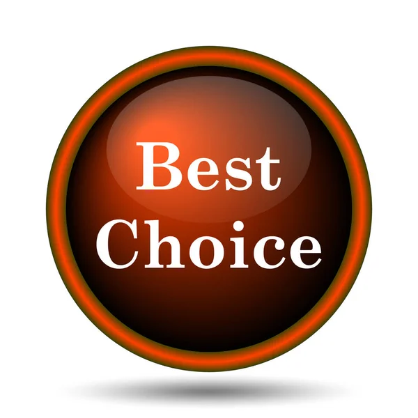 Best Choice Icon Internet Button White Background — Stock Photo, Image