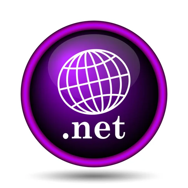 Net 白色背景上的互联网按钮 — 图库照片