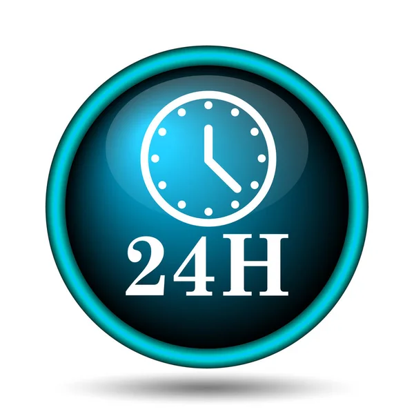24H icono del reloj — Foto de Stock