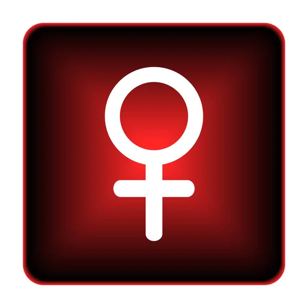 Kvinnliga tecken ikonen — Stockfoto