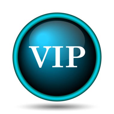 VIP simgesi. Beyaz arka plan üzerinde Internet düğmesi