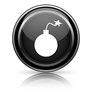 Siyah parlak simgesi