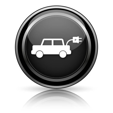 Siyah parlak simgesi