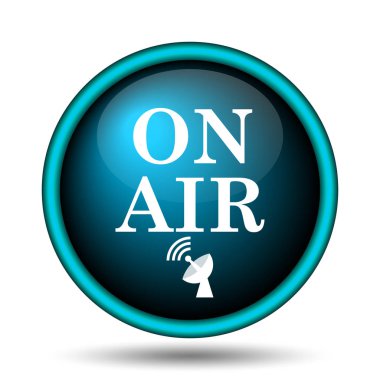 Hava simgesi. Beyaz arka plan üzerinde Internet düğmesi