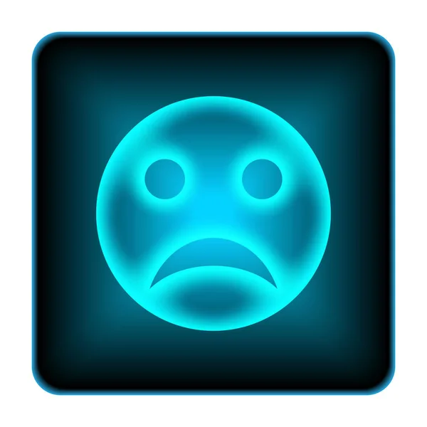 Sad smiley icon — Stock Photo, Image