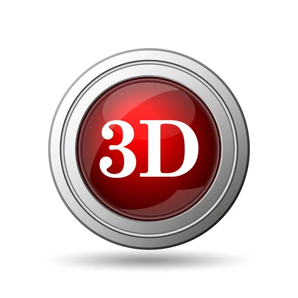 Ícone 3d — Fotografia de Stock