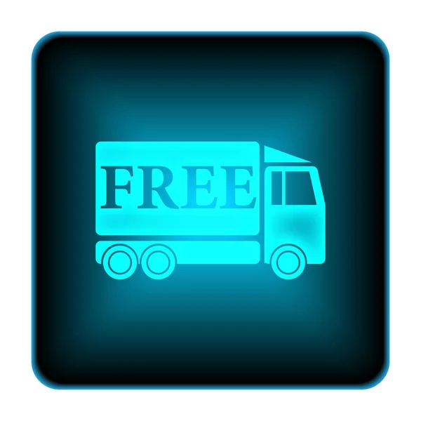 Free delivery truck icon — Stock Photo, Image