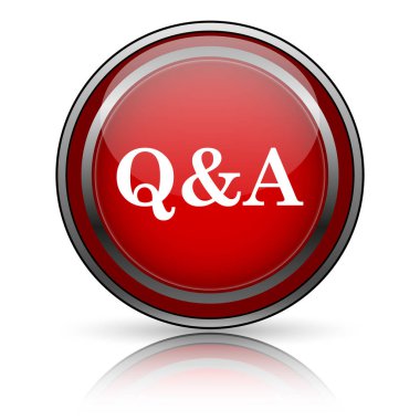 Beyaz zemin üzerine kırmızı parlak simge. Internet düğmesi.